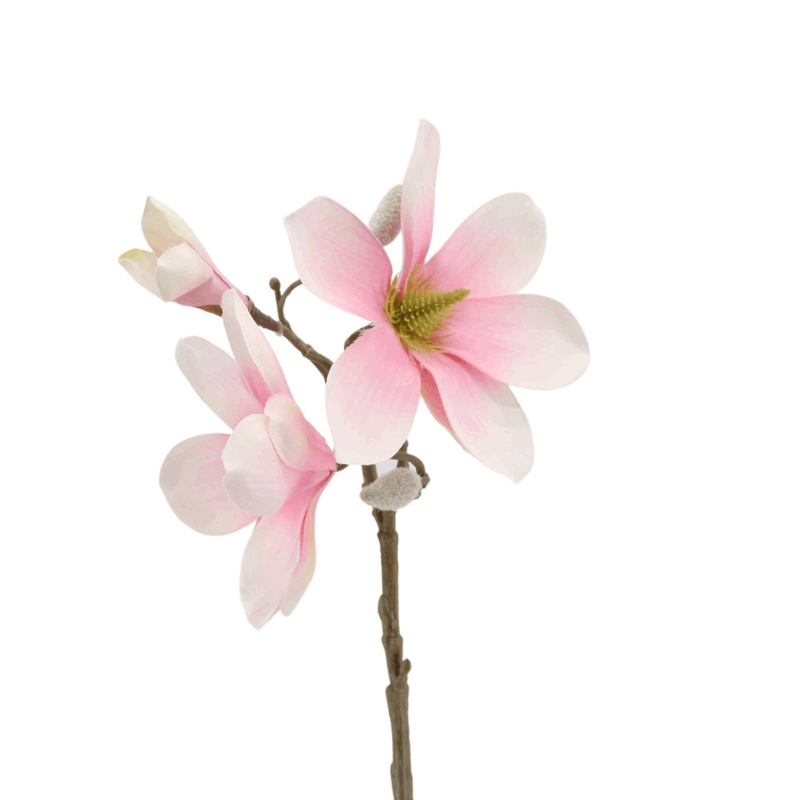 Magnolienpick x 2,  38 cm rosa
