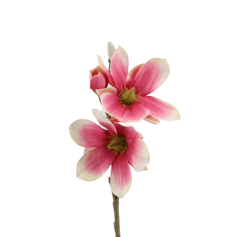 Magnolienpick x 2,  38 cm mauve
